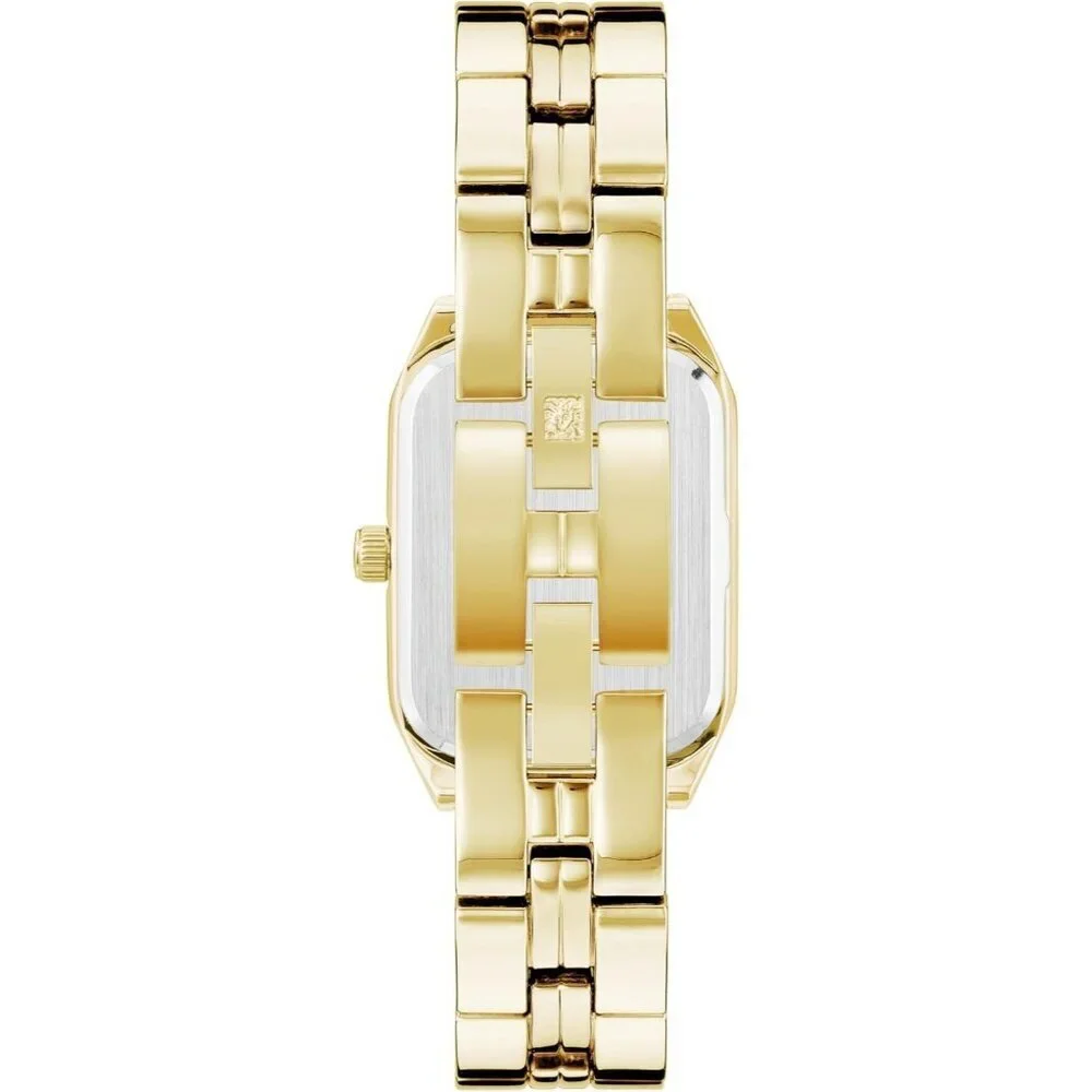 Women's Gold Tone Stainless Steel Water Resistant Bracelet Adjustable Watch